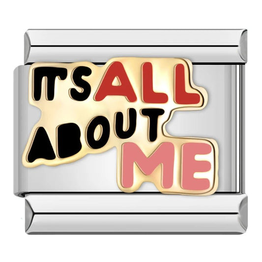 It's All About Me - Cacilia Sauer - Italian Charm Bracelet - custom jewelry - vintage jewelry - charms and pendants