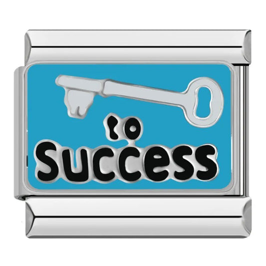 Key To Success - Cacilia Sauer - Italian Charm Bracelet - custom jewelry - vintage jewelry - charms and pendants