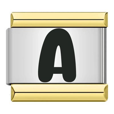 Alphabet Letters Gold