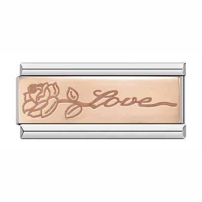 Rose Gold Love Engraving