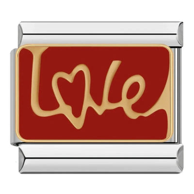 Gold Cursive Love