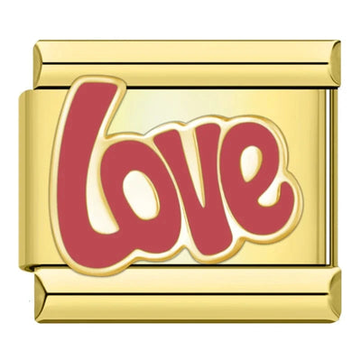 Red Love on Gold