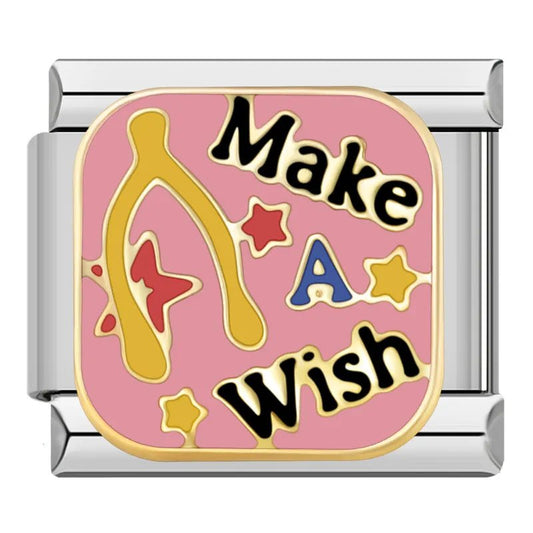 Make a wish - Cacilia Sauer - Italian Charm Bracelet - custom jewelry - vintage jewelry - charms and pendants