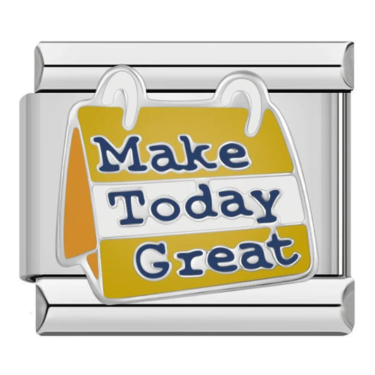 Make Today Great - Cacilia Sauer - Italian Charm Bracelet - custom jewelry - vintage jewelry - charms and pendants