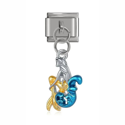 Blue Mermaid Dangle