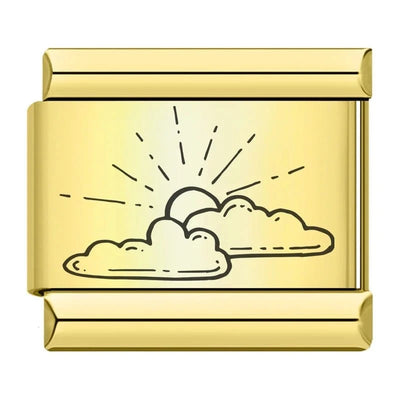 Sun Behind Clouds