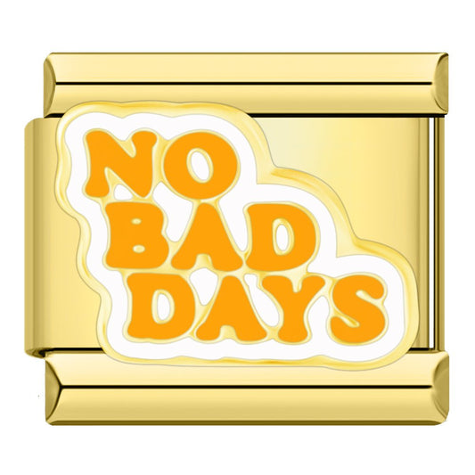 No Bad Days - Cacilia Sauer - Italian Charm Bracelet - custom jewelry - vintage jewelry - charms and pendants