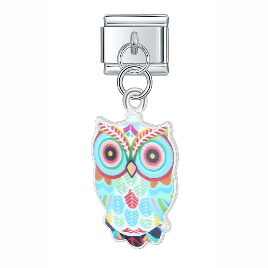 Turquoise Owl Dangle