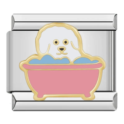 Dog in Bathtub