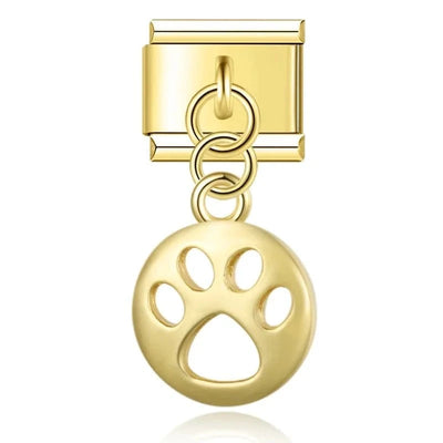 Gold Paw Dangle