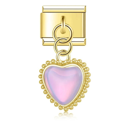 Pink Iridescent Heart
