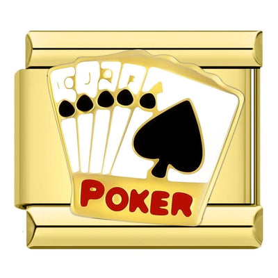 Poker Cards on Gold