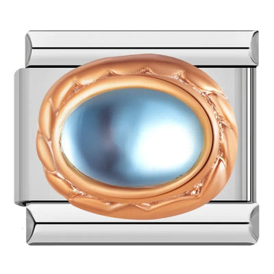 Rose Gold Cabochon Ovals