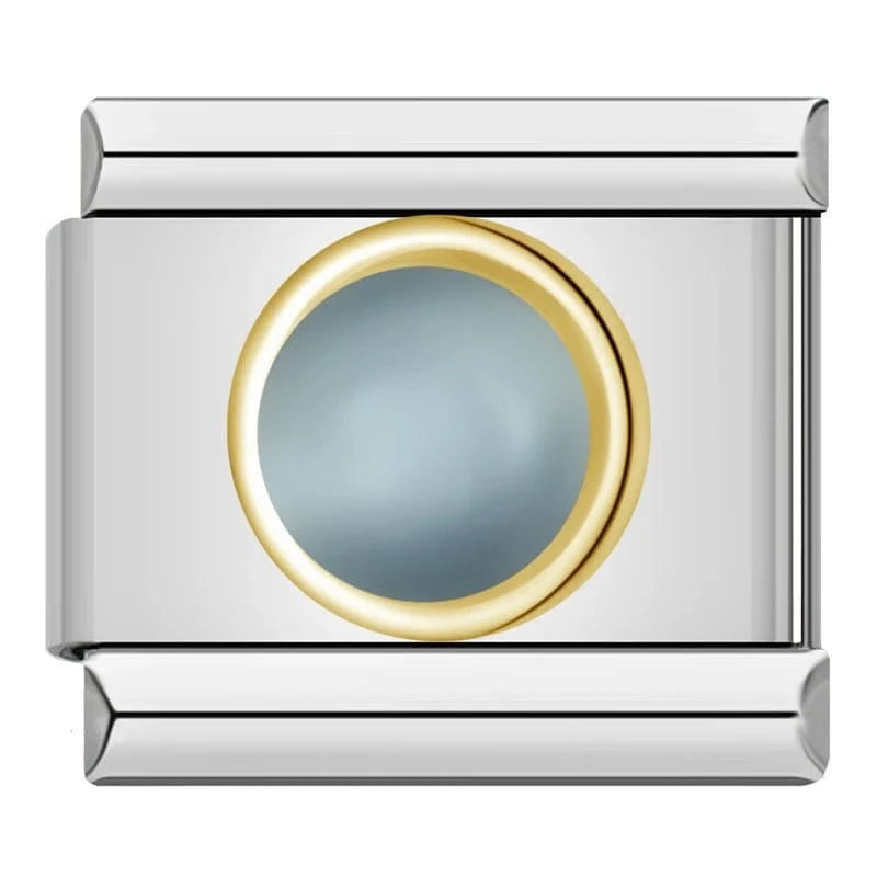 Blue Grey Cabochon Stone