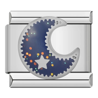 Glitter Crescent Moon