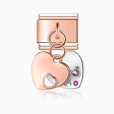 Rose Gold Hearts