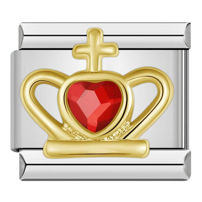 Crown with Red Heart
