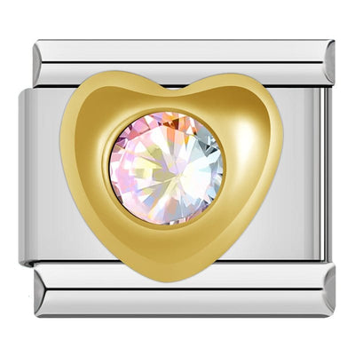 Gold Heart Crystal