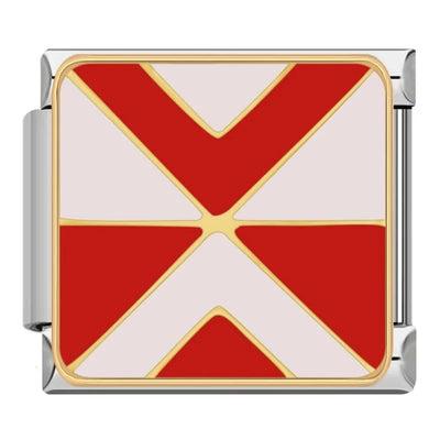 Red X Signal Flag