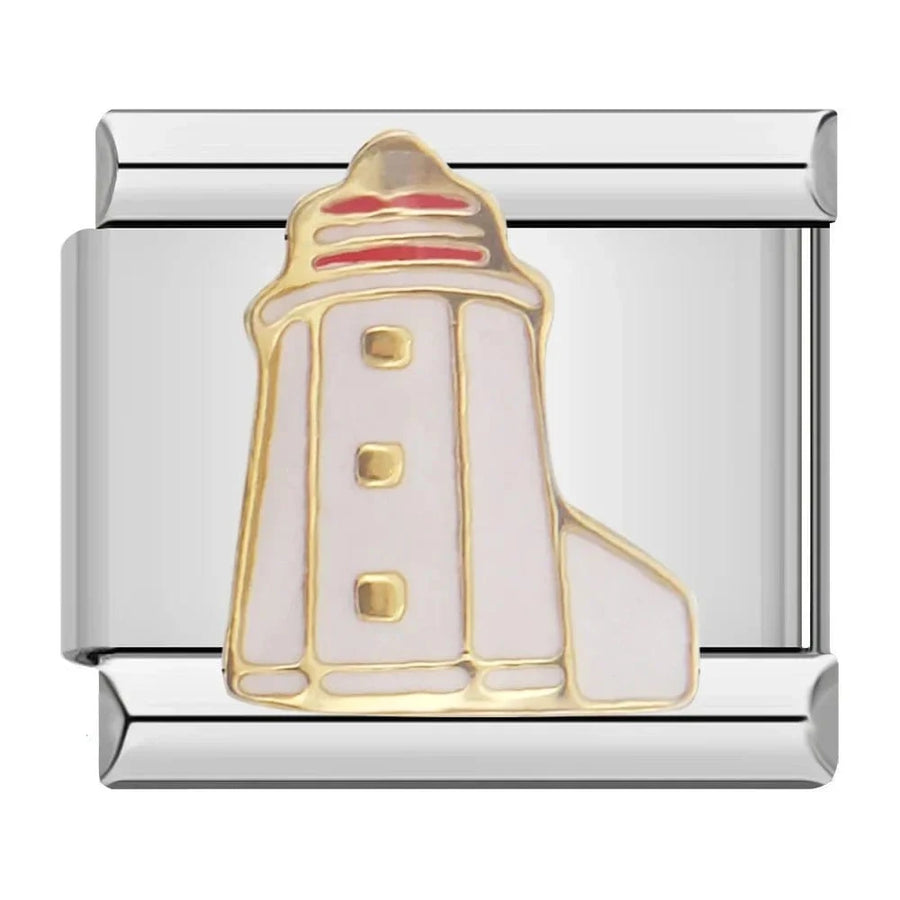 Starship Italian charm link, 9mm stainless steel module