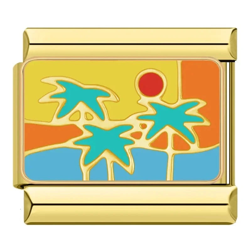 Tropical Palm Sunset