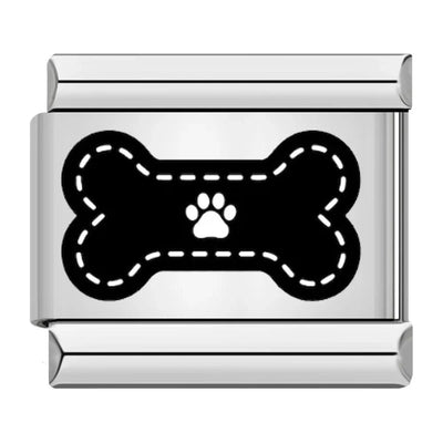 Dog Bone Paw Print