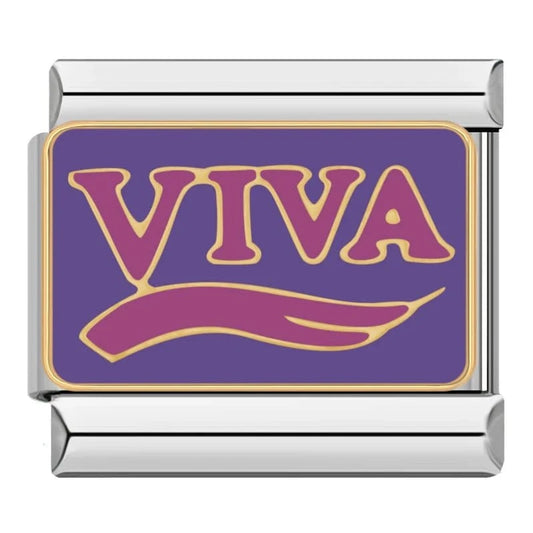 VIVA - Cacilia Sauer - Italian Charm Bracelet - custom jewelry - vintage jewelry - charms and pendants